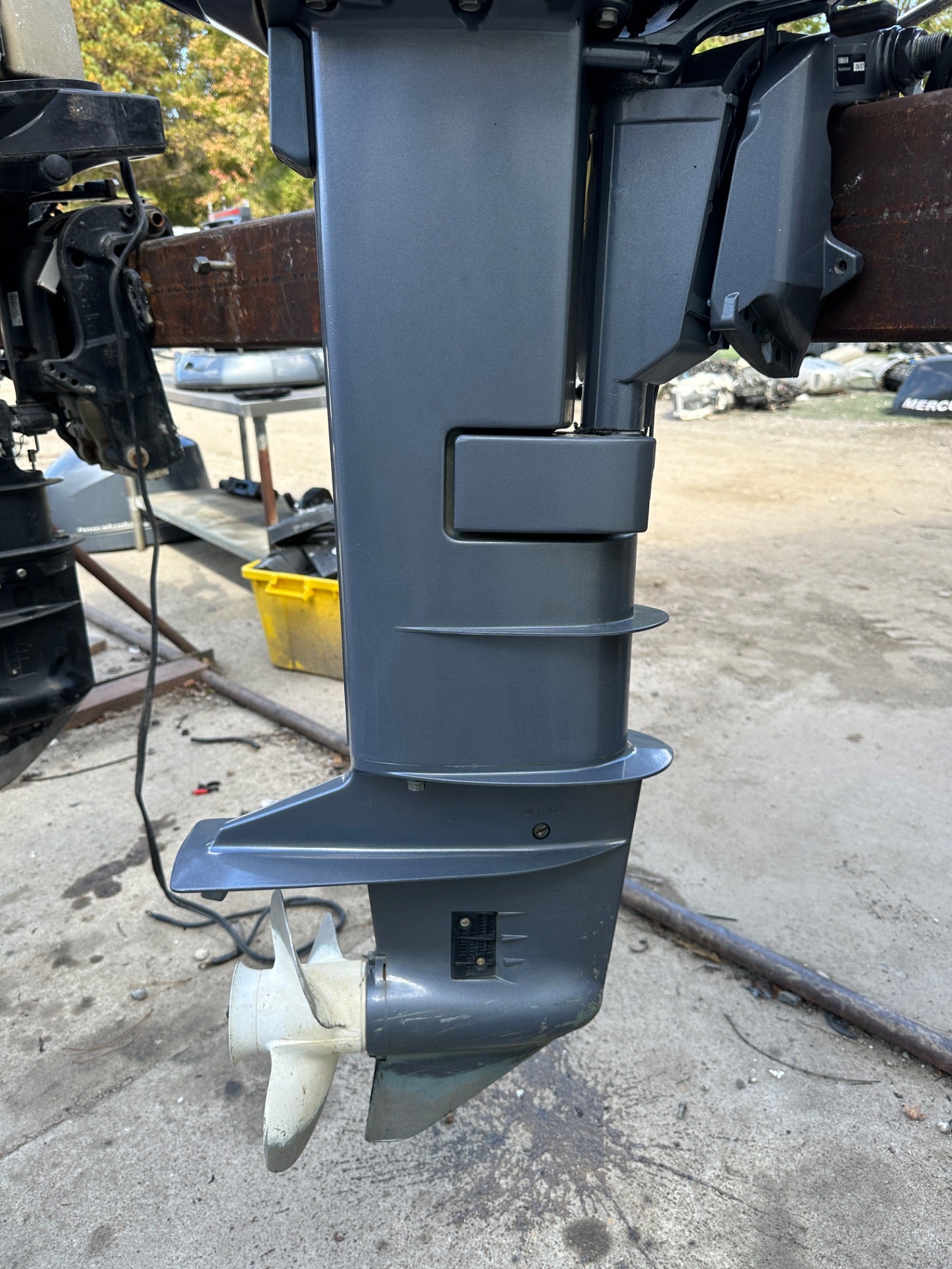 2008 Yamaha 25HP 2 Stroke Outboard Engine W/ 20" Shaft