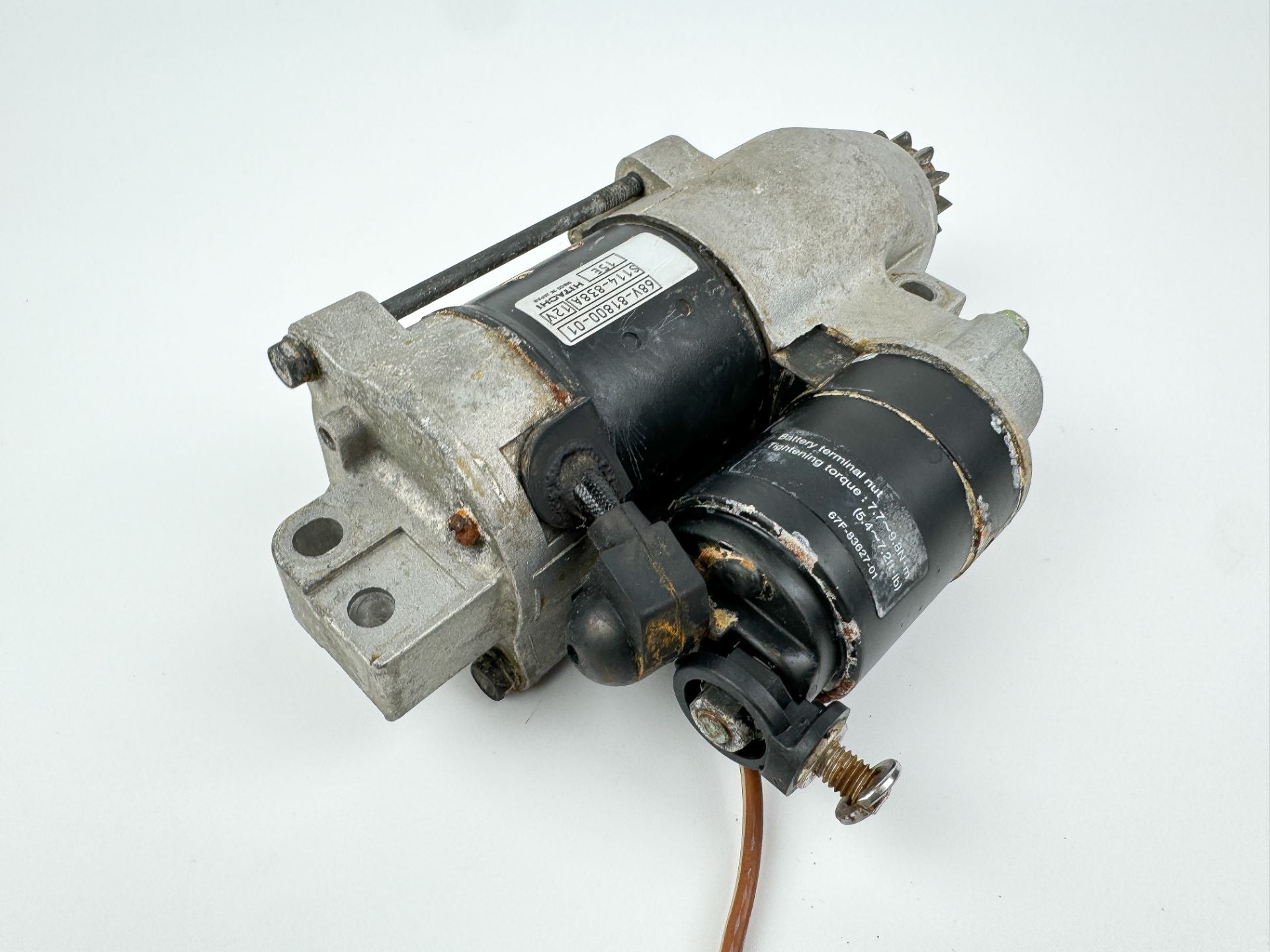 2008 Yamaha 115 HP 4 Stroke Outboard Starter Motor OEM