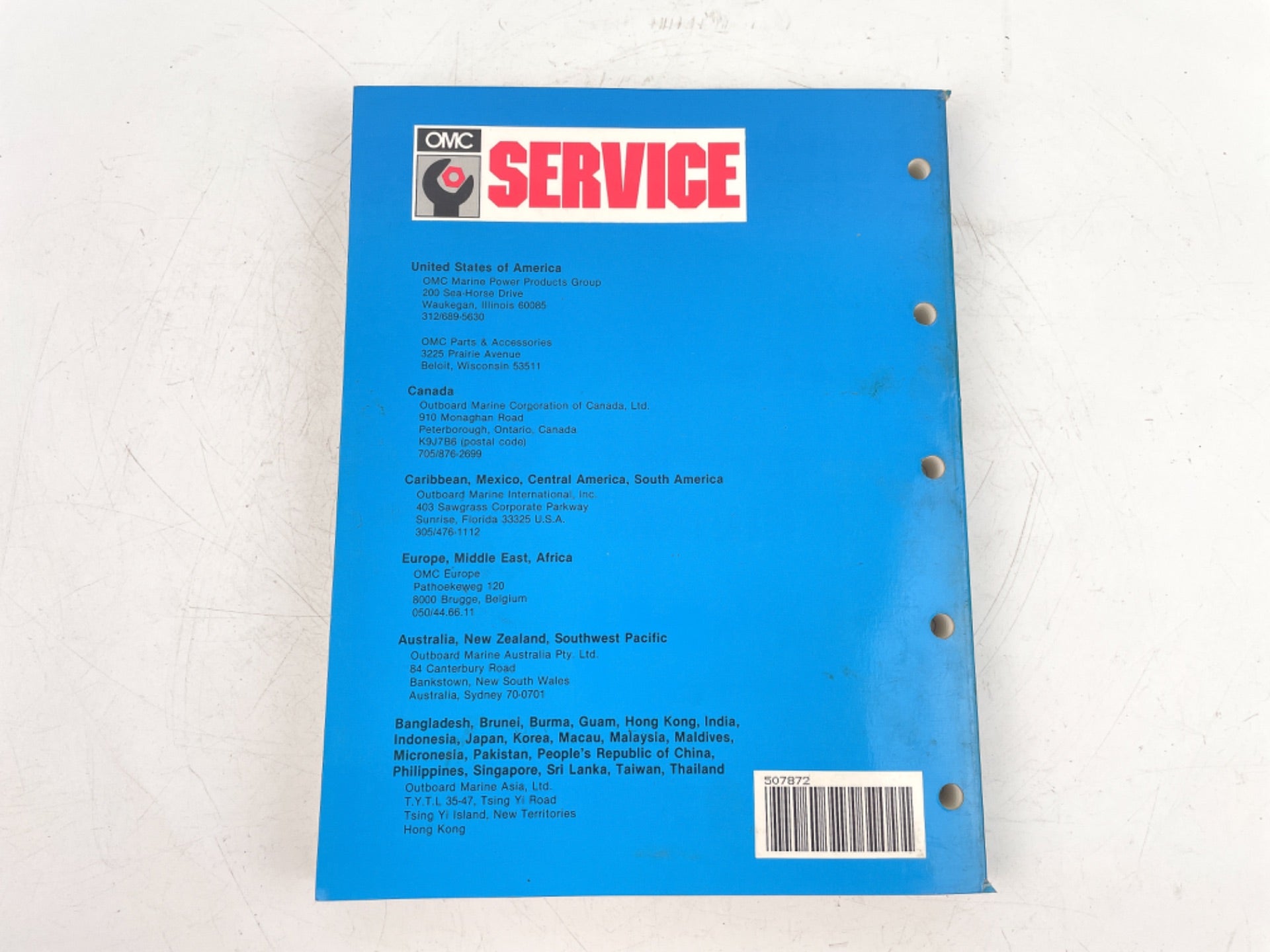 1990 ES Johnson Evinrude outboard 40 thru 55 hp factory service manual 507872