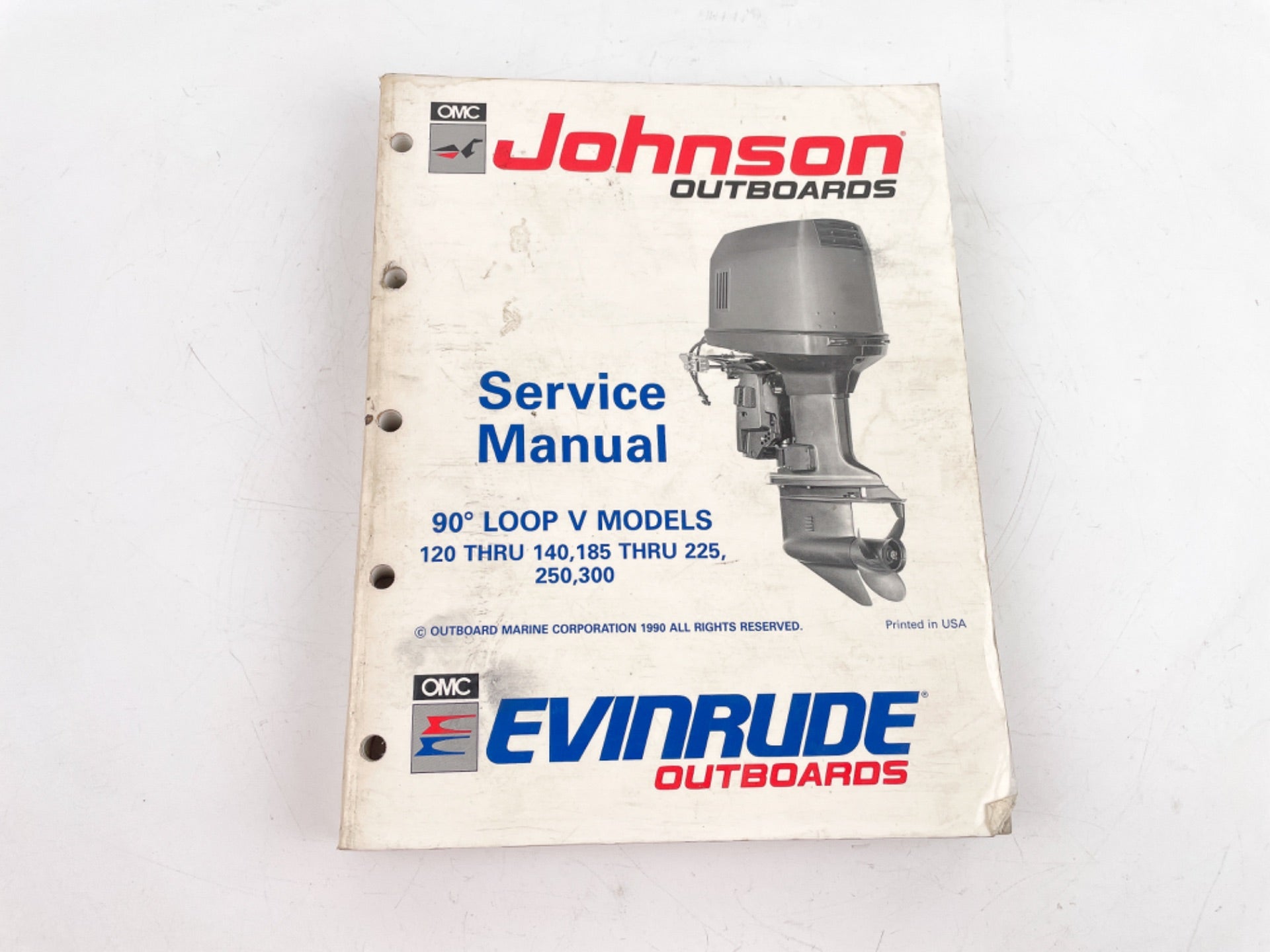 Johnson Evinrude Outboard Service Manual 90 Loop V Models 120-140 185-300 507951