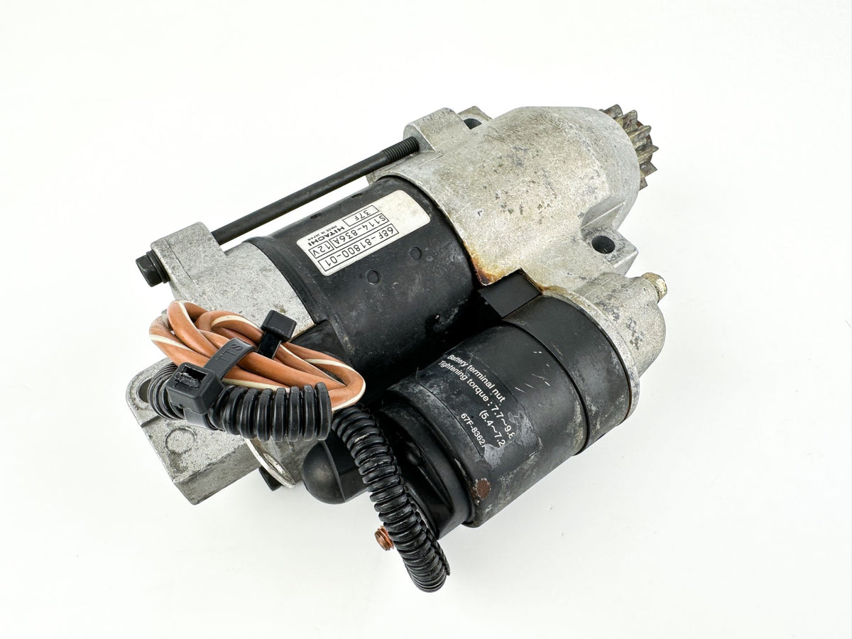 2004 Yamaha 150 HP 2 Stroke Outboard Starter Motor 68F-81800-01-00 OEM