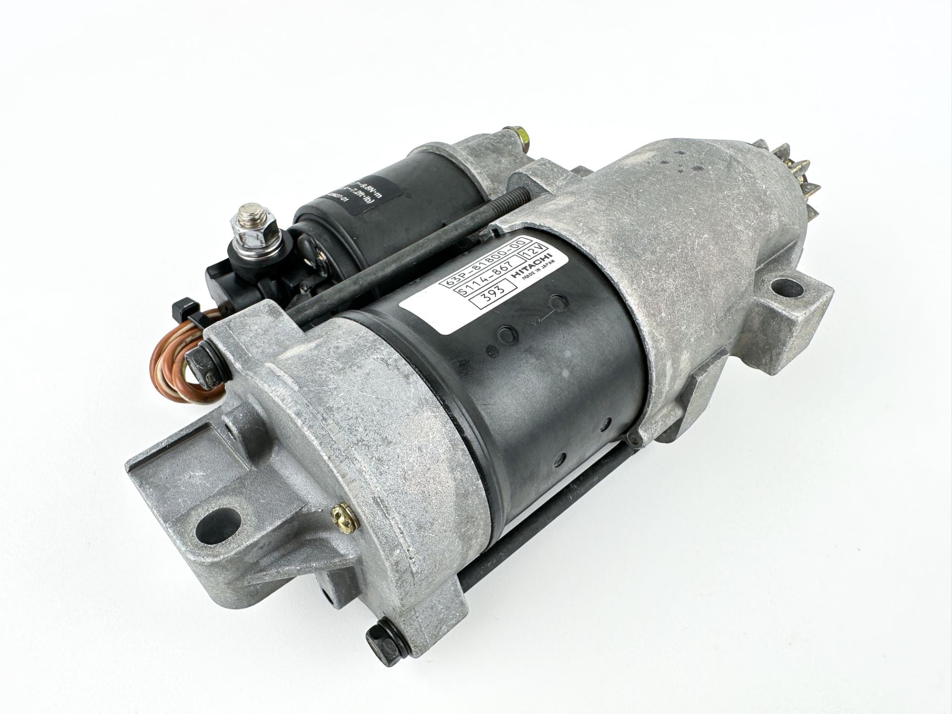 2004 Yamaha 150 HP 4 Stroke Outboard Starter Motor 63P-81800-00-00 OEM