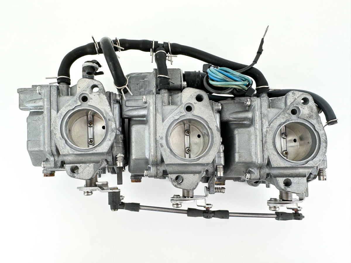 2002 Yamaha 50 HP 2 Stroke Outboard Carburetor Set 62X-14301-00-00 OEM