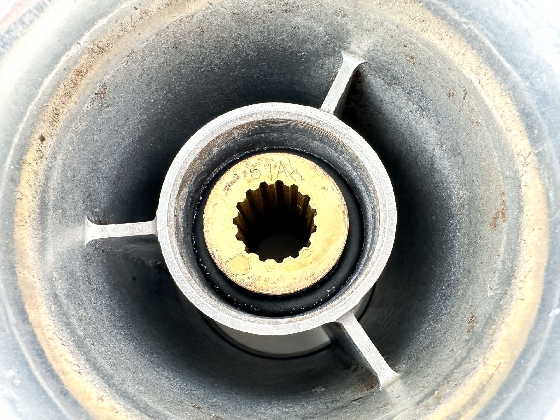 Yamaha Prop Propeller 3 Blade Stainless Steel 13 3/4" x 19P - Left Hand Counter