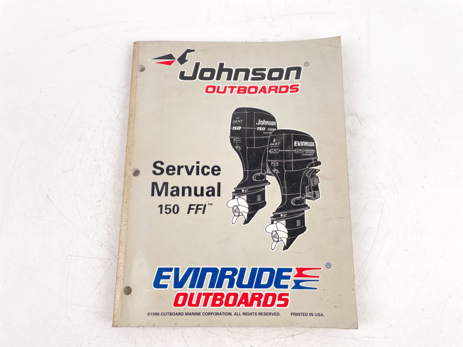 1996 Evinrude Johnson Outboards 150 HP FFI Service Shop Manual 507350