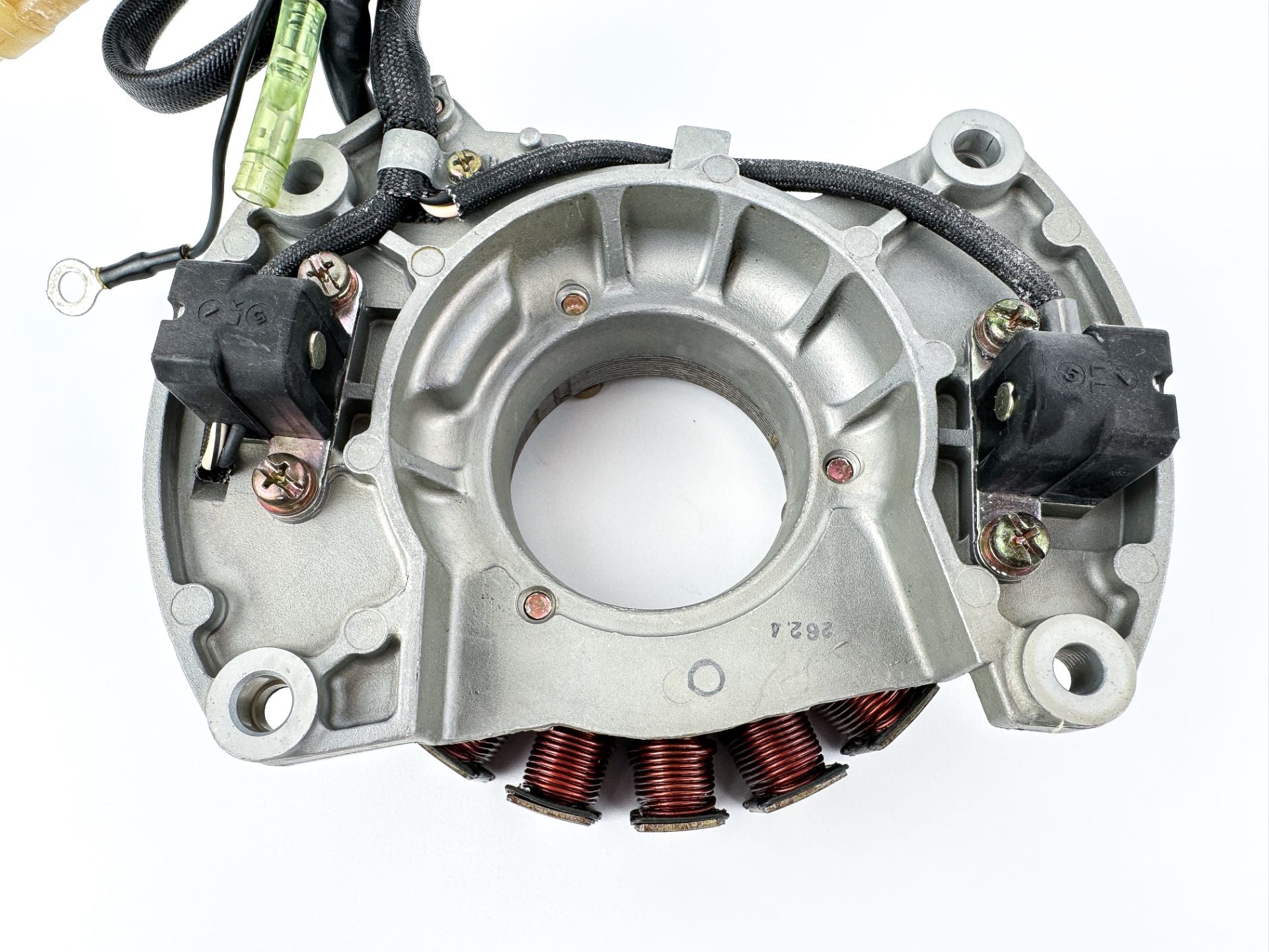 02-04 Yamaha 75 80 90 100 HP 4 Stroke Outboard Pulser Base Stator Assembly 67F-85560-01-00