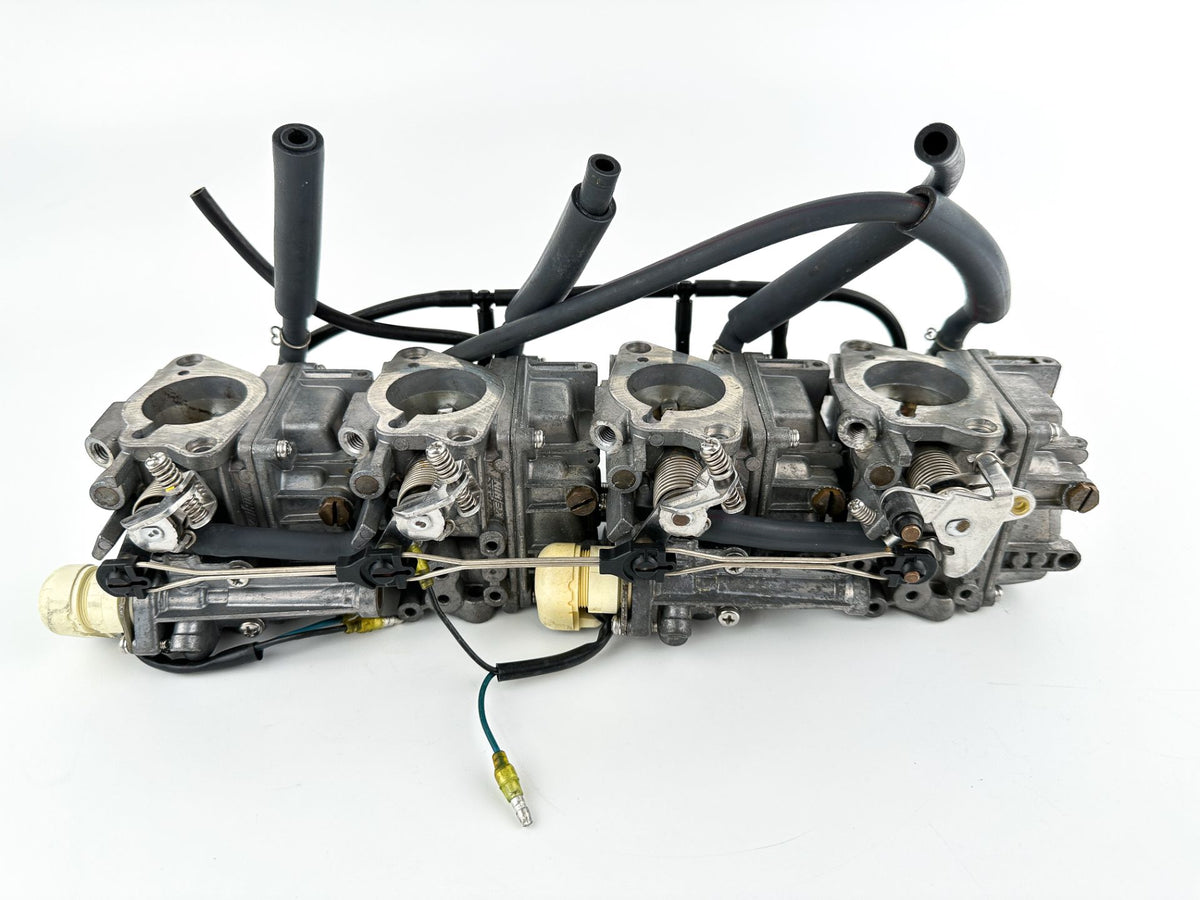 2001 Yamaha 100 HP 4 Stroke Outboard Carburetor Set 67F-14901-10-00 OEM