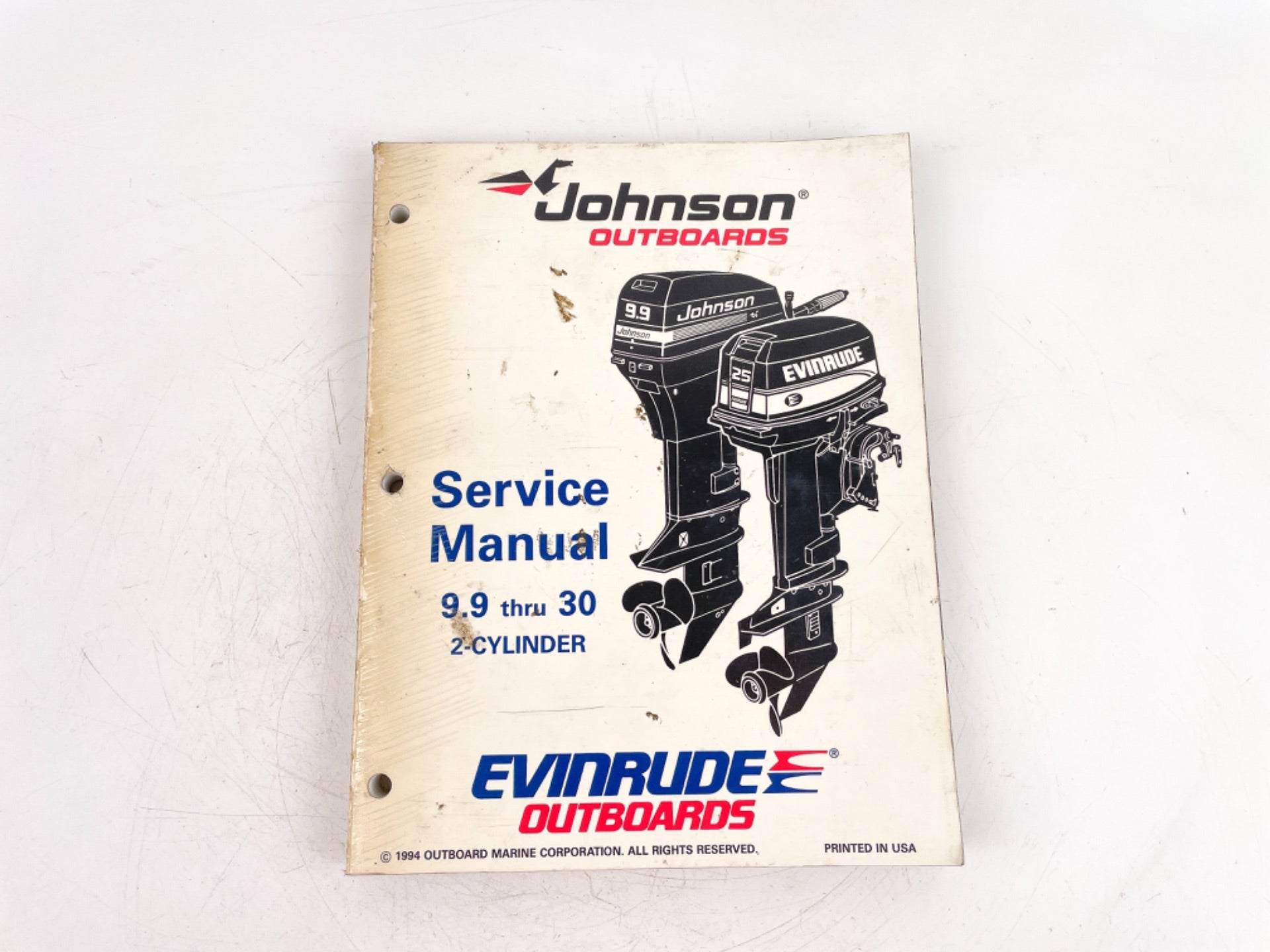 Evinrude Johnson 1994 Outboards 9.9 Thru 30 2-Cylinder Service Manual 503146