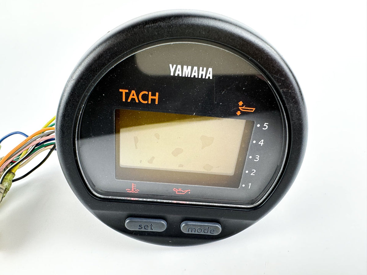 Yamaha Outboard Tachometer Digital Gauge Multi-Function - Repaired & Tested