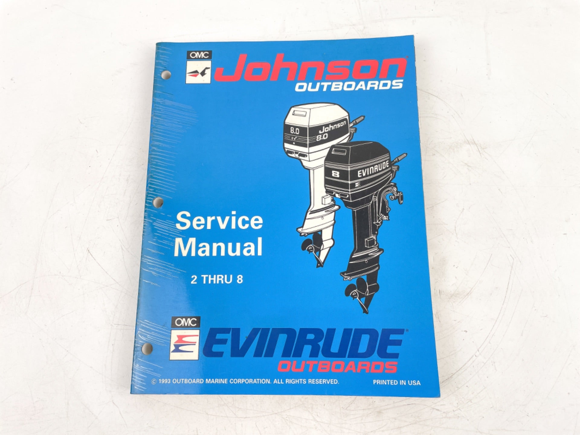 1994 ER Johnson Evinrude outboard 2 thru 8 hp factory service manual 500606