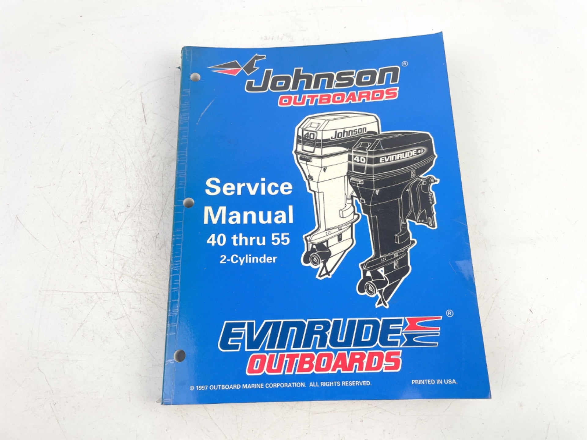 1998 Johnson Evinrude "EC" 40 thru 55 HP 2-Cylinder Service Manual 520206