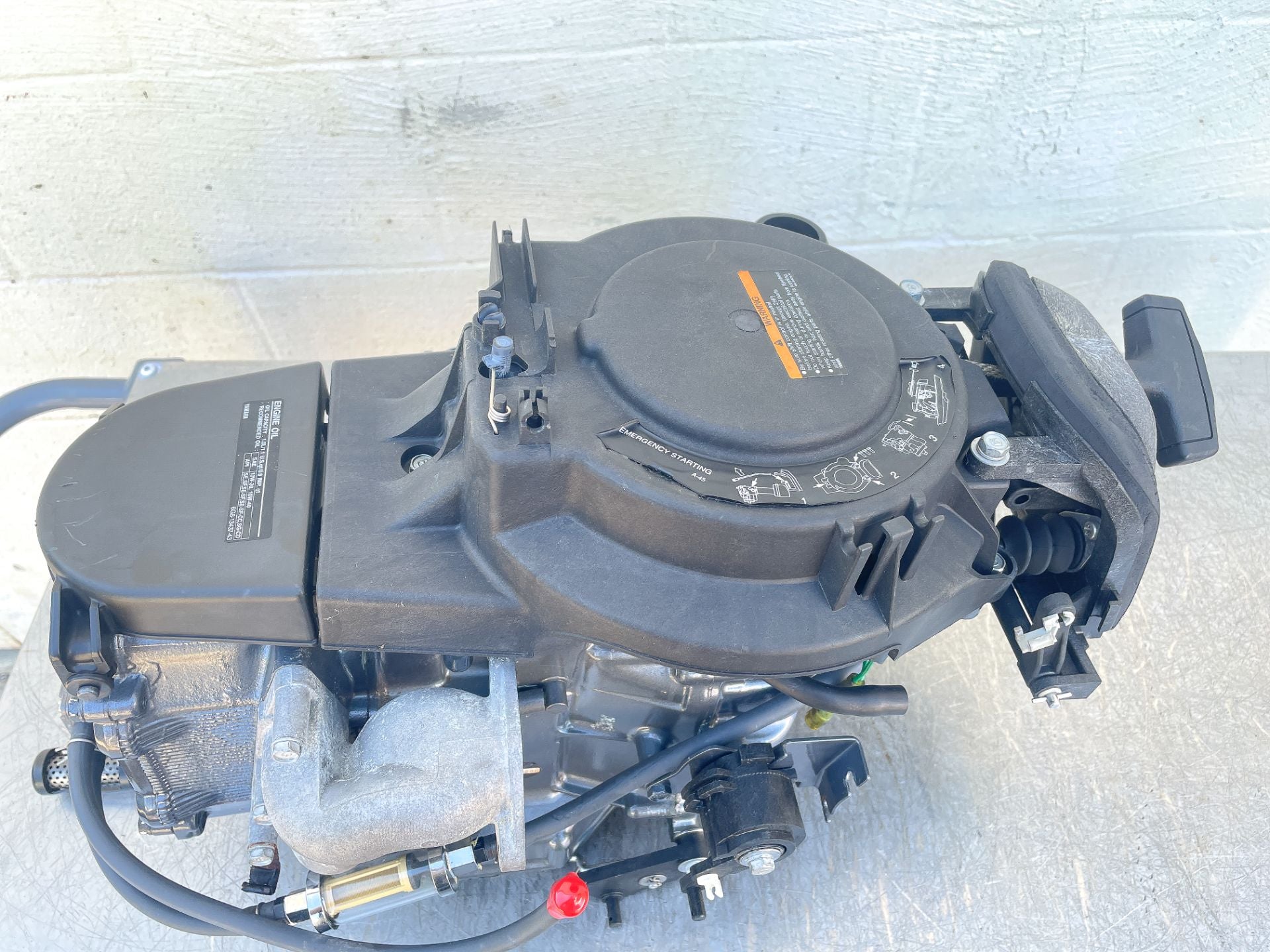 1998 Yamaha 15 HP 4 Stroke Outboard Powerhead 66M-W009B-00-4D OEM