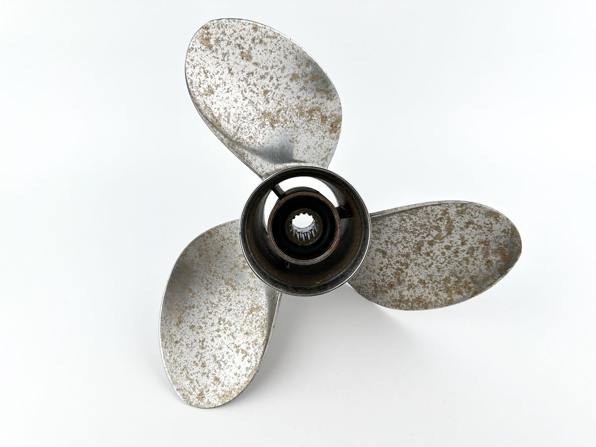 Suzuki Stainless Steel 3 Blade Propeller Prop 14" X 20P Right Hand Standard