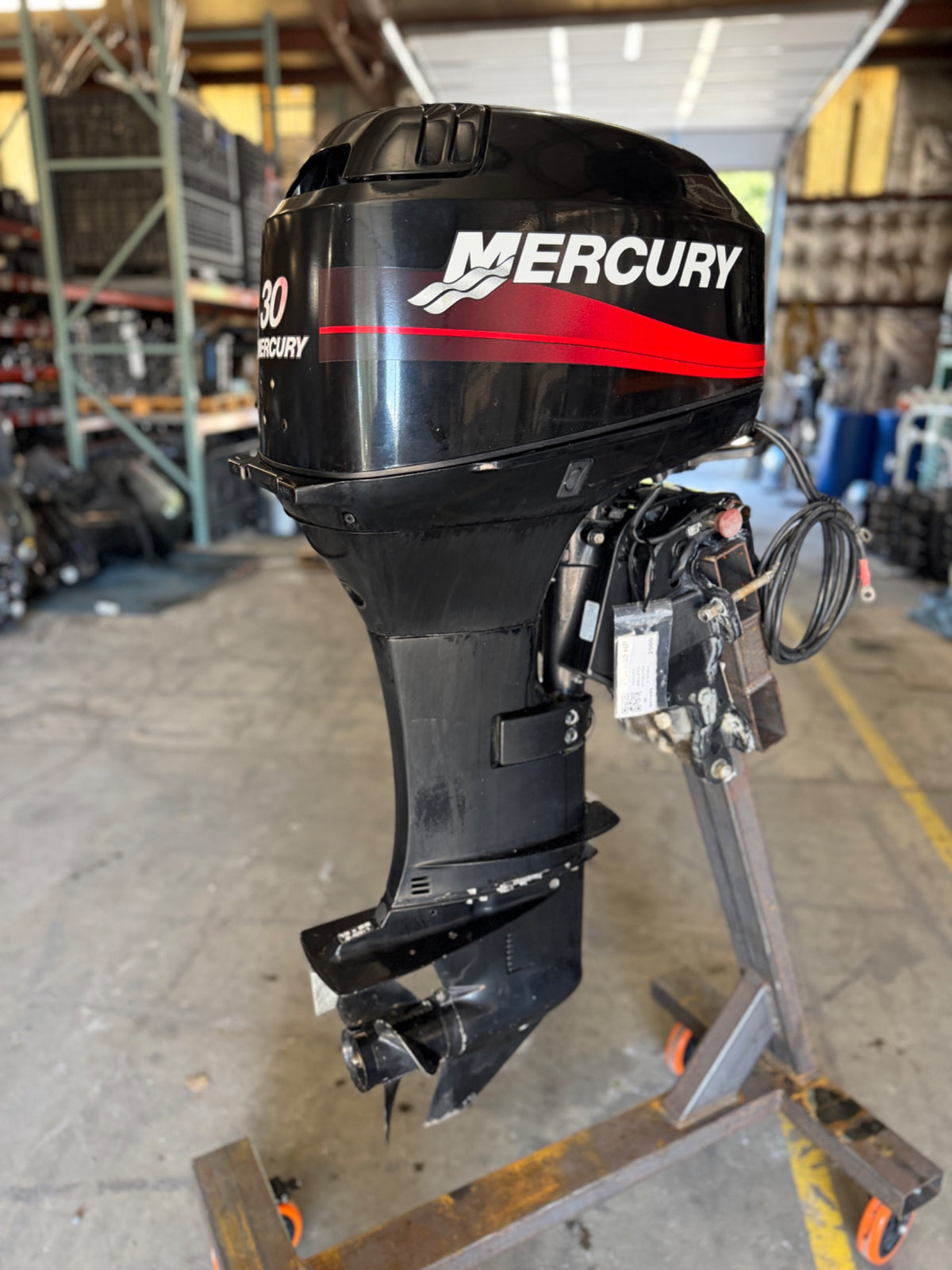 2000 Mercury 30 HP 2 Stroke Outboard Engine With 20" Shaft - Long