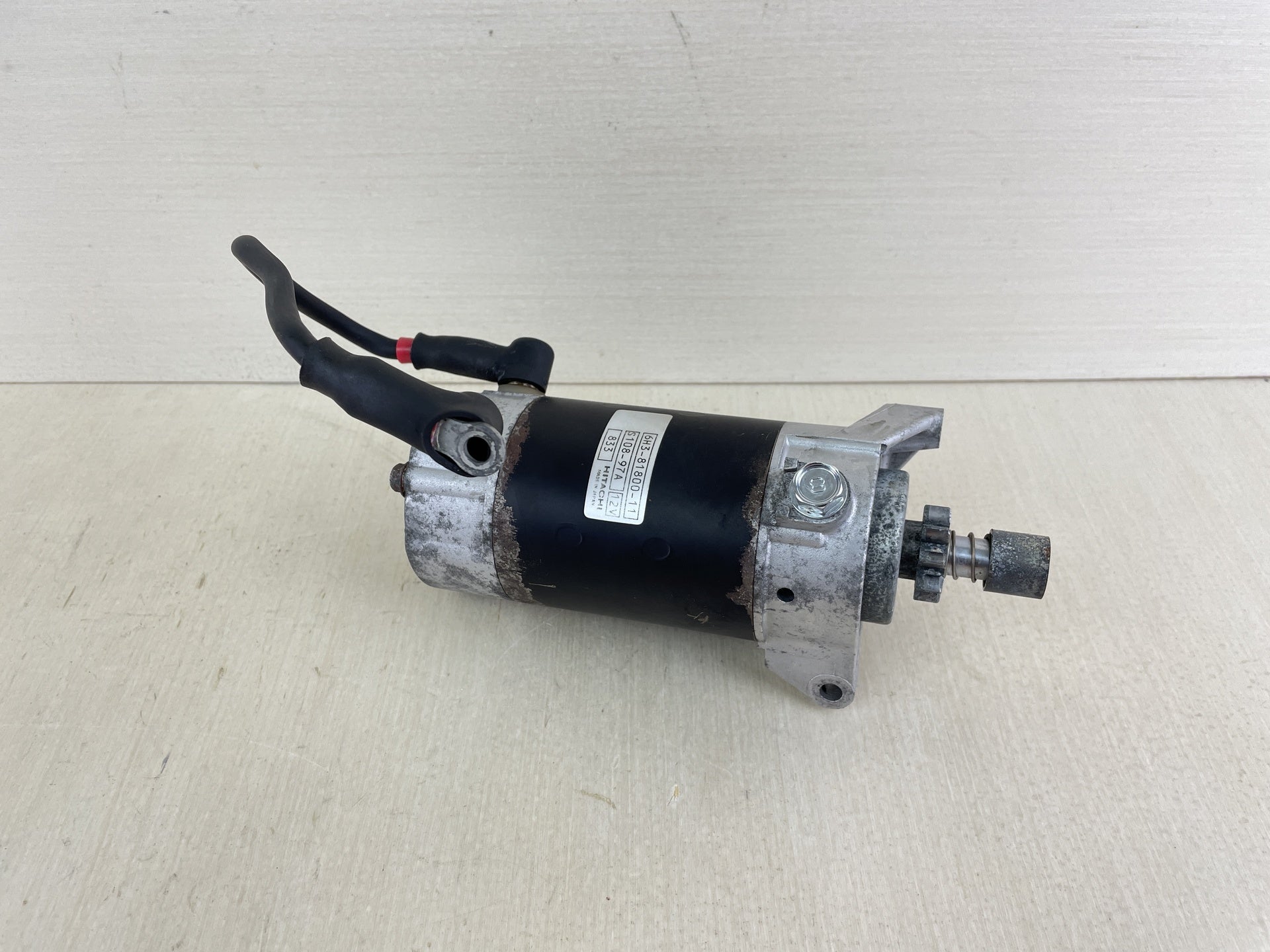 2008 Yamaha 70HP 2 Stroke Outboard Starter Motor Assembly 6H3-81800-11-00